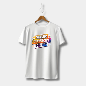 White Unisex Printed T-Shirt - Customized